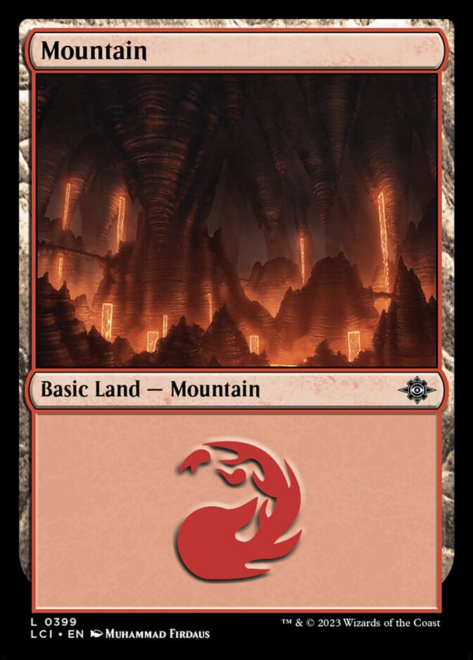 Land card example